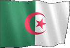 Drapeau Algérie animé